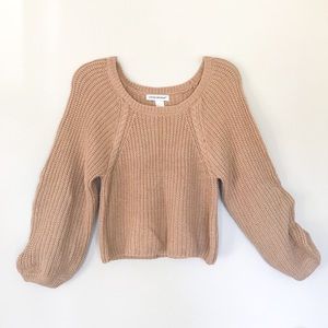 Cotton Emporium Sweater with Oversized Sleeves